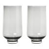 Verre à eau FLOW set de 2 pc, 400 ml, verre fumé, Blomus