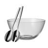 Saladier avec couverts de service TAVERNO 23 cm, verre, WMF