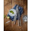 Pailles de 18 cm, set de 6 pièces, avec brosse, acier inoxydable, WMF