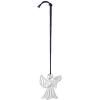 Décoration sapin de Noël HARP ANGEL 7 cm, argenté, Rosendahl