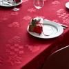 Nappe de Noël NATALE 150 x 220 cm, tissé jacquard, rouge, Rosendahl