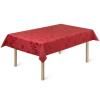 Nappe de Noël NATALE 150 x 220 cm, tissé jacquard, rouge, Rosendahl