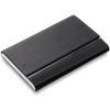 Porte carte de visite SLIM 10 cm, noir, Philippi