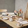 Tasse à thé avec soucoupe HAMMERSHOI POPPY, 380 ml, blanc, Kähler