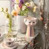 Tasse à thé avec soucoupe HAMMERSHOI POPPY, 380 ml, blanc, Kähler