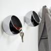 Patère SPECTRA 12 cm, argent, aluminium, Philippi