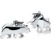 Porte-trombones BULL & BEAR, set de 2 pc, nickel poli, Philippi