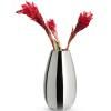 Vase ANAIS, 30 cm, argent, métal poli Philippi