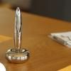 Stylo LUCY 12 cm, à bille, sur socle magnétique, argent, Philippi