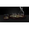 Plateau de service MIRRORED 38 cm, de bar, marron, Liiton