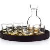 Plateau de service MIRRORED 38 cm, de bar, marron, Liiton