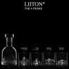 Verres à whisky THE PEAKS et une carafe à whisky en set, 5 pcs, Liiton