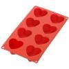 Moule à dessert HEART, rouge, silicone, Lékué