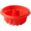 Moule à gâteau bundt 22 cm, rouge, silicone, Lékué