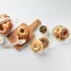 Moule à bagel, set de 6 pc, marron, silicone, Lékué