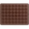 Tapis de cuisson macarons, 40 cm, marron, silicone, Lékué