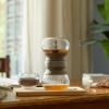 Théière avec infuseur à thé CALM TEA 500 ml, marron, verre, Lékué