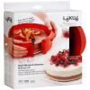 Moule rond 23 cm, rouge, silicone, Lékué