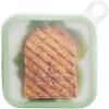 Boîte à sandwich réutilisable, verte, silicone, Lékué