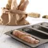 Set de pâtisserie pain et baguette, 3 pcs, marron, Lékué