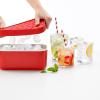 Seau à glaçons ICE BOX avec moules à glaçons, 1,8 l, rouge, Lékué