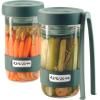 Récipients de saumurage, set de 2 pc, vert, Lékué