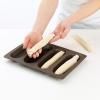 Moule à baguette, silicone, marron, Lékué