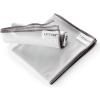 Chiffon de polissage 31 x 50 cm, set de 2 pc, gris, microfibre, Litton