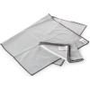 Chiffon de polissage 31 x 50 cm, set de 2 pc, gris, microfibre, Litton