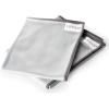 Chiffon de polissage 31 x 50 cm, set de 2 pc, gris, microfibre, Litton