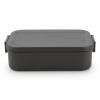 Lunchbox MAKE & TAKE BENTO 1,1 l, gris foncé, Brabantia