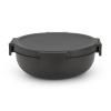Bol à lunch MAKE & TAKE 1,3 l, gris foncé, Brabantia