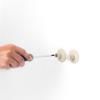Crochet à serviette RENEW, set de 2 pc, beige doux, Brabantia
