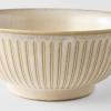 Bol udon RIDGED ALABASTER 18 cm, MIJ