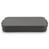 Lunchbox MAKE & TAKE plate, gris foncé, Brabantia