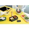 Lunchbox MAKE & TAKE BENTO 2 l, gris foncé, Brabantia