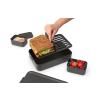 Lunchbox MAKE & TAKE BENTO 2 l, gris foncé, Brabantia