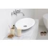 Distributeur de savon liquide et verre porte brosse à dent en set RENEW beige doux, Brabantia