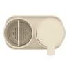 Distributeur de savon liquide et verre porte brosse à dent en set RENEW beige doux, Brabantia