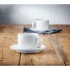 Tasse à café avec soucoupe BARISTA, set de 2 pc, 160 ml, blanc, WMF