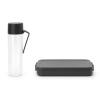 Lunchbox et bouteille d'eau en set MAKE & TAKE gris foncé, Brabantia