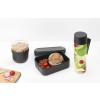 Lunchbox, bocal à repas et bouteille d'eau en set MAKE & TAKE gris foncé, Brabantia