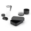 Lunchbox, bocal à repas et bouteille d'eau en set MAKE & TAKE gris foncé, Brabantia