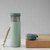 Mug de voyage RECHARGE ANYTIME 460 ml, avec infuseur à thé, menthe, Viva Scandinavia