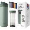 Mug de voyage RECHARGE ANYTIME 460 ml, avec infuseur à thé, menthe, Viva Scandinavia