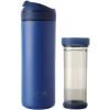 Mug de voyage RECHARGE ANYTIME 460 ml, avec infuseur à thé, bleu roi, Viva Scandinavia