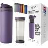 Mug de voyage RECHARGE ANYTIME 460 ml, avec infuseur à thé, raisin, Viva Scandinavia