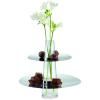 Présentoir FONTAINE 25 cm, avec vase, argent, Philippi