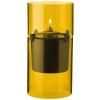 Lampe à huile LUCIE 17,5 cm, ambre, verre, Stelton