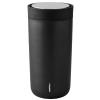 Mug thermos TO GO CLICK 400 ml, noir brillant, Stelton